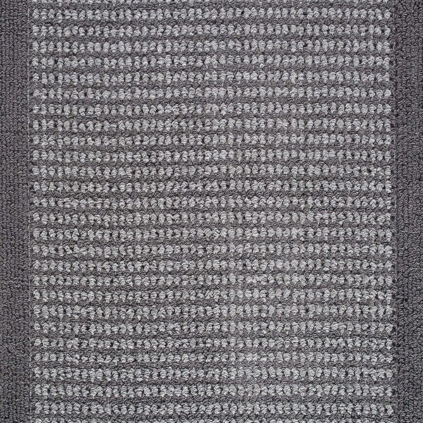 Farmhouse Faux Sisal Olefin Gray Border Indoor Accent Rug, 1'8"x2'6" - Image 3